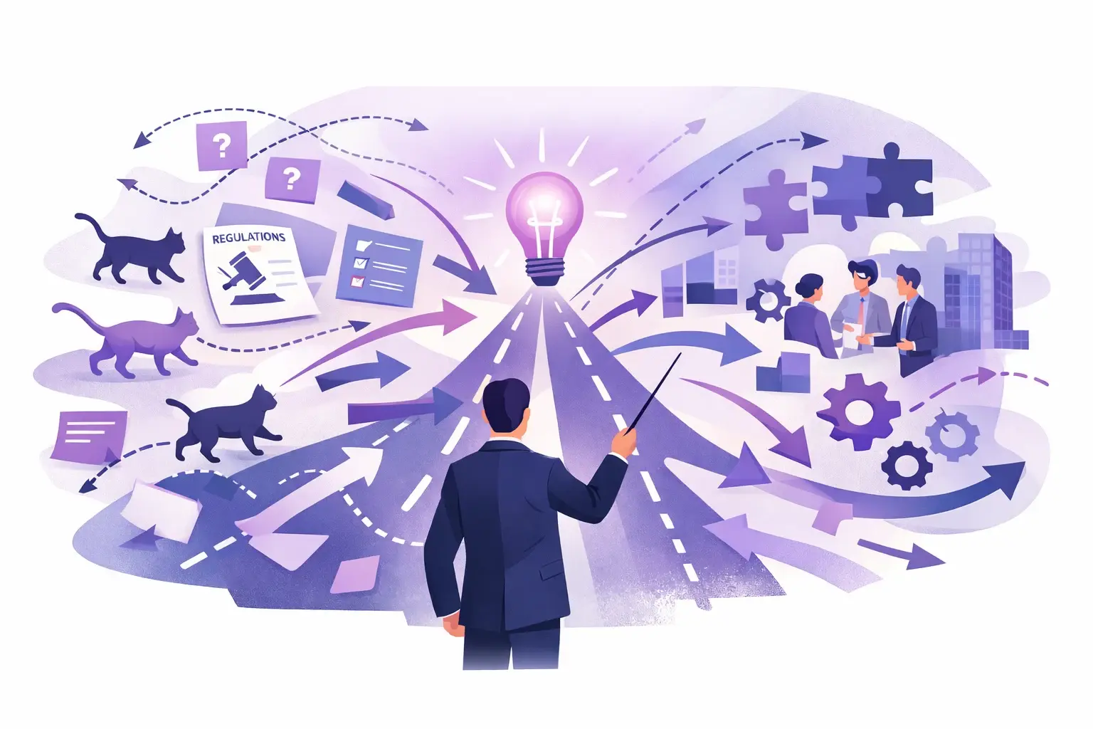Herding Cats... and Solving Complex Problems — original article artwork
