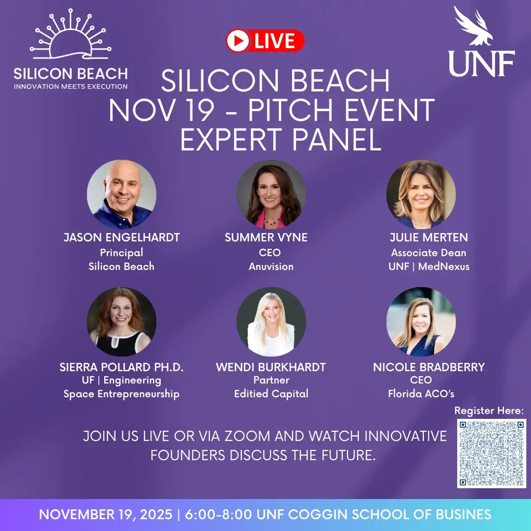 November 19 UNF pitch event expert panel announcement
