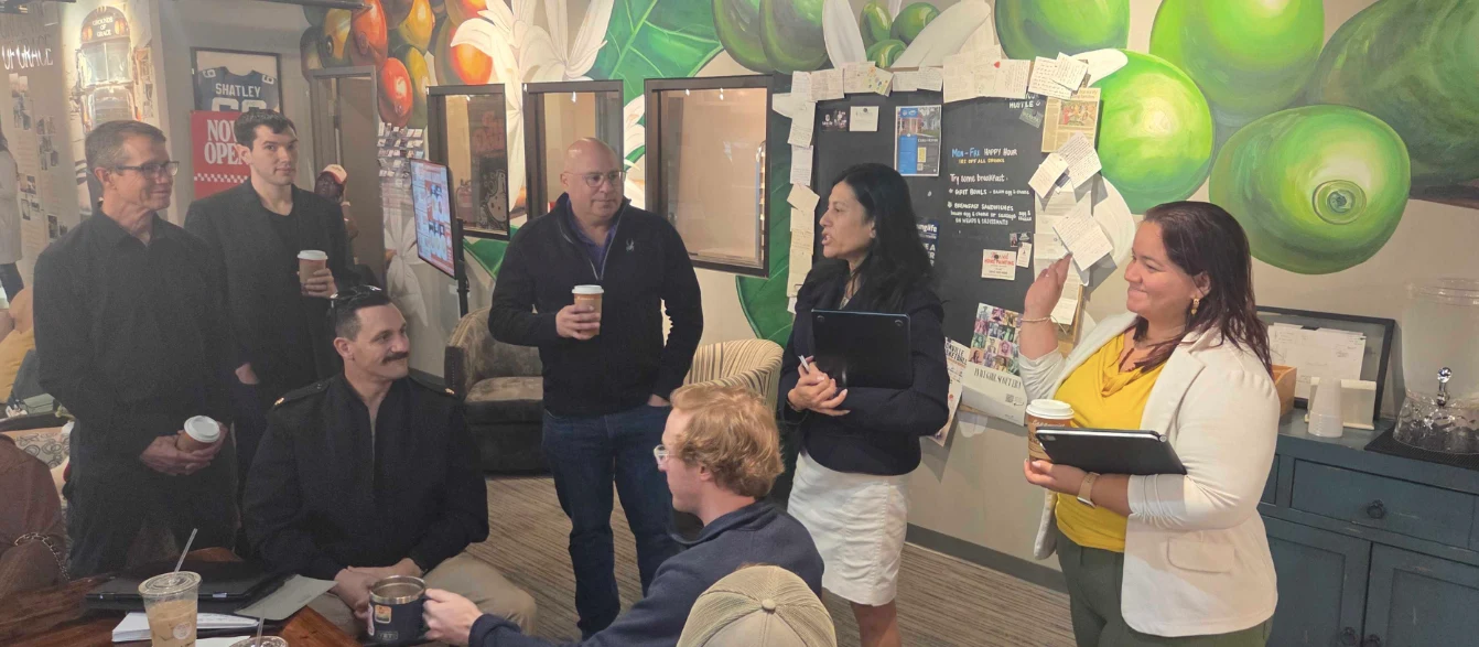 Open Office Hours gathering at Grounds of Grace