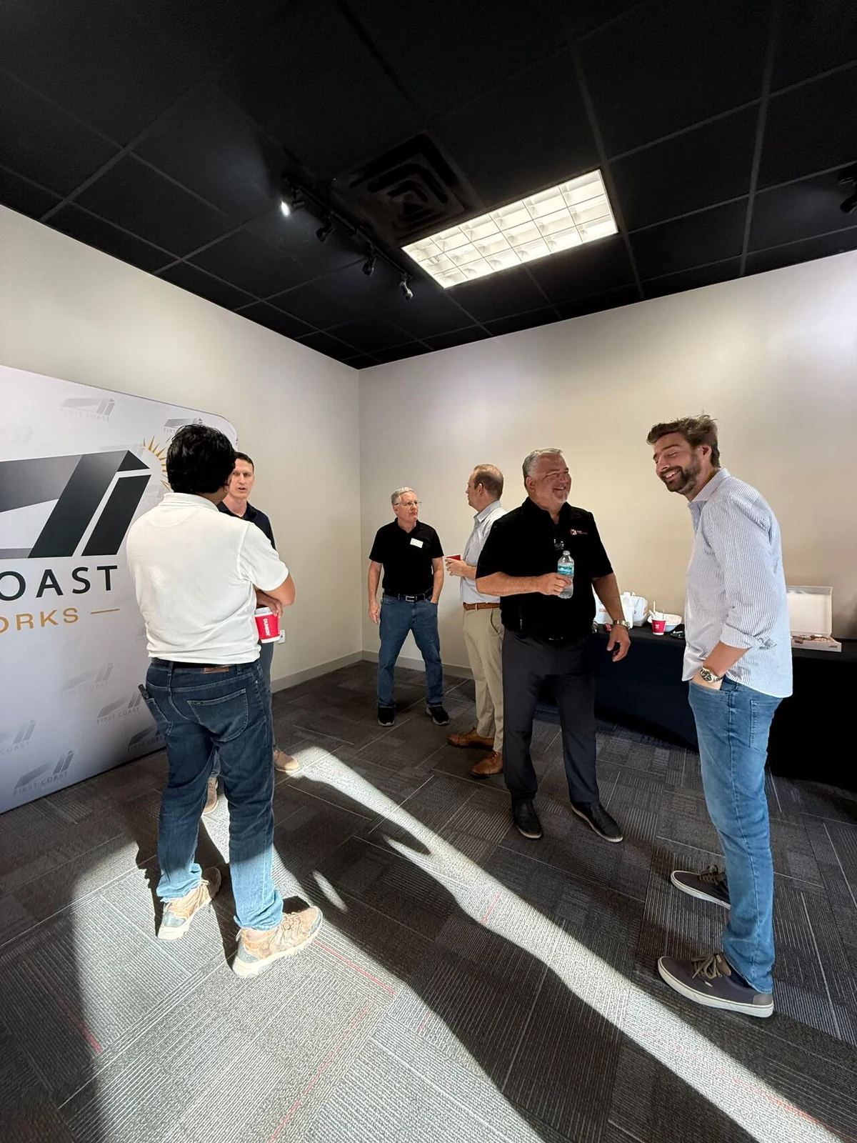 Founders meeting at the Jacksonville Innovation Hub