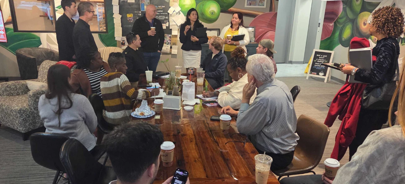 Community conversation at Grounds of Grace